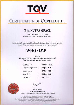 certificate WHO image